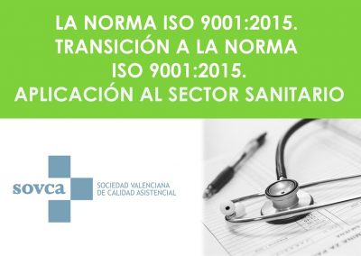 Curso Norma ISO 9001:2015 en el Sector Sanitario